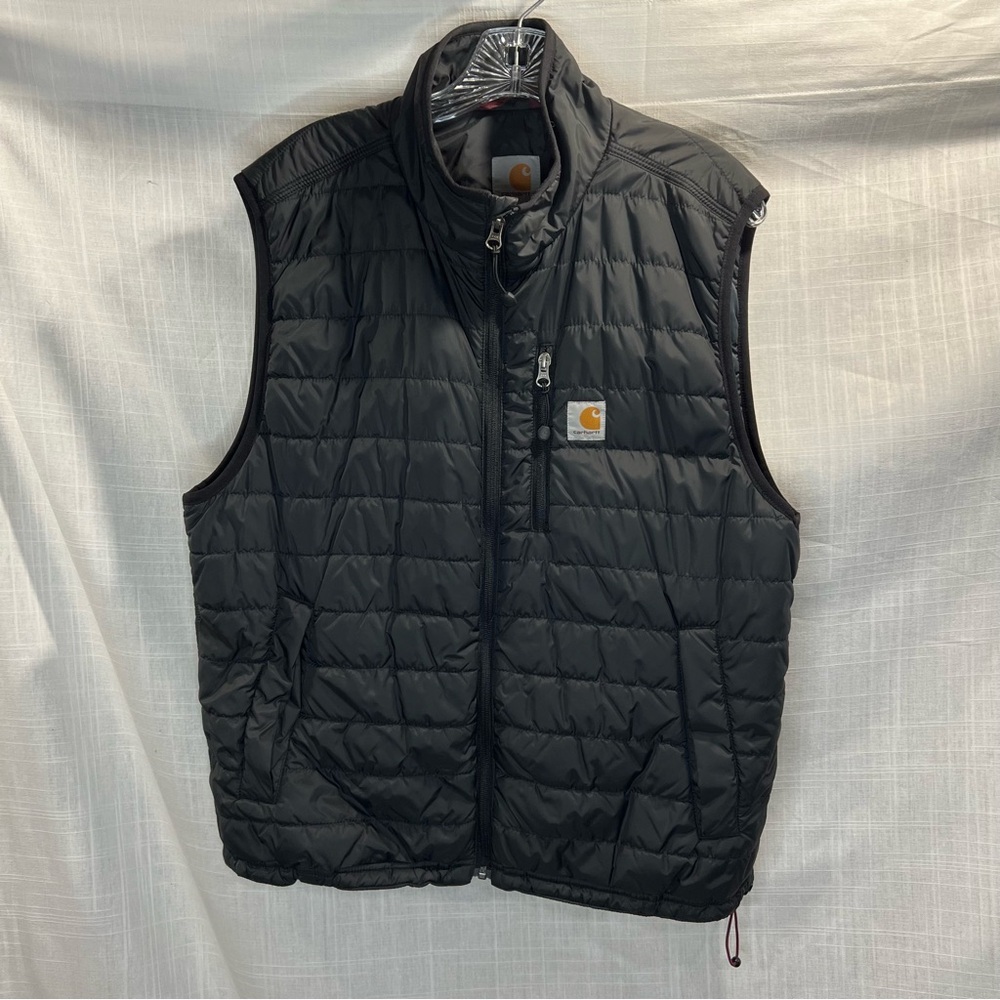 Carhartt’s Men’s Gilliam Black Vest (Size Large)
